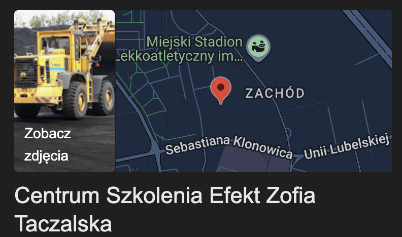 Wizytówka Google – gastro